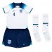Camisa de time de futebol Inglaterra Declan Rice #4 Replicas 1º Equipamento Infantil Mundo 2022 Manga Curta (+ Calças curtas)